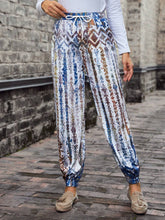 EMERY ROSE Graphic Print Drawstring Waist Slant Pocket Sweatpants